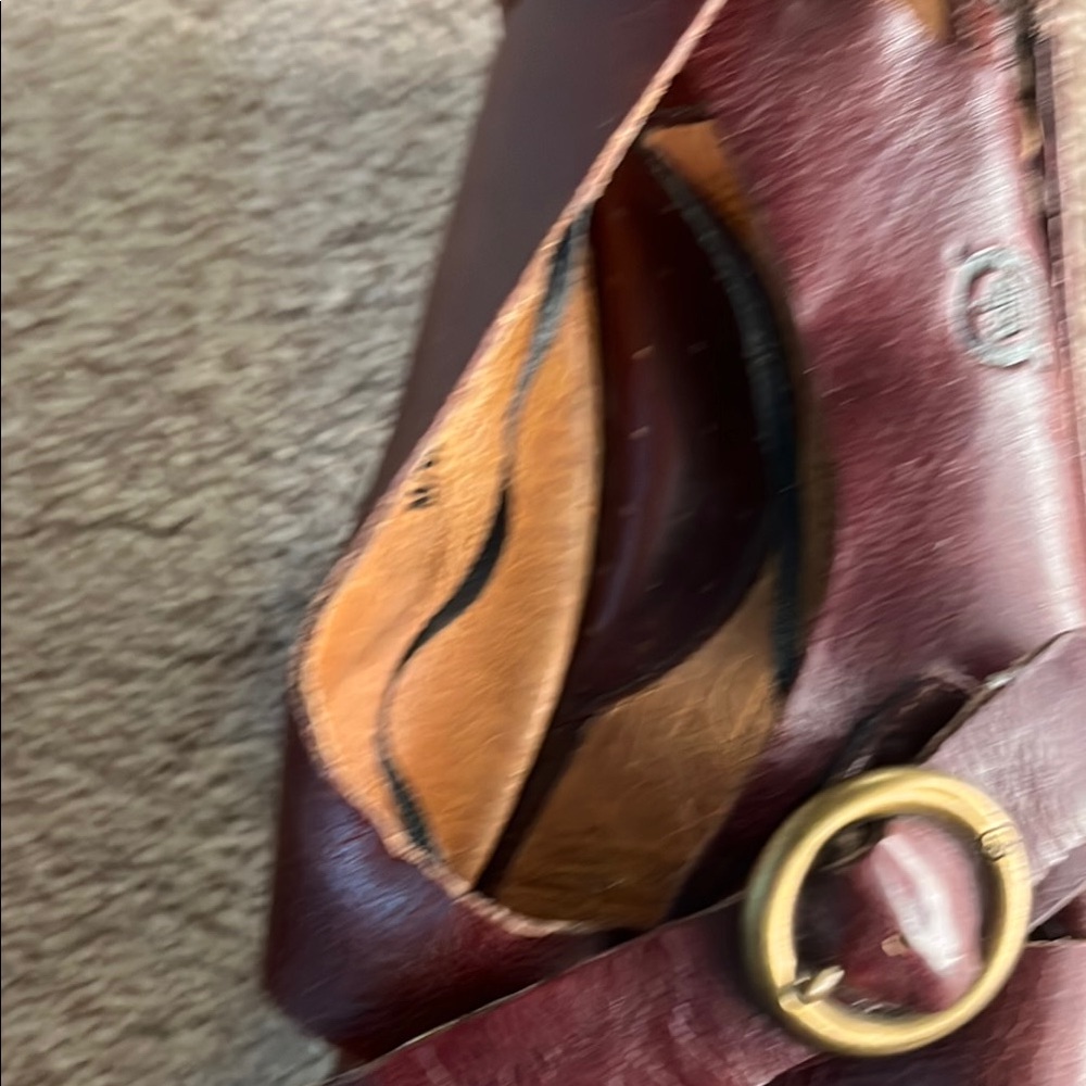 Born Brown Leather Platform Shoes - Picture 5 of 7